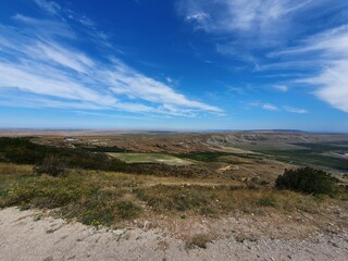 Fototapeta premium landscape with mountains and clouds