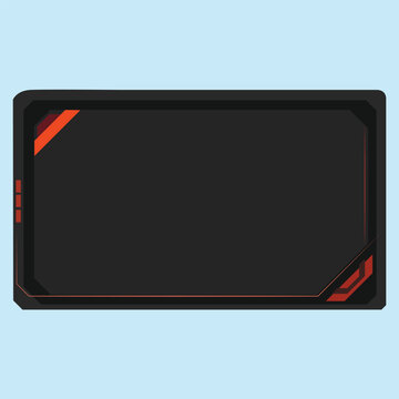 Facecam Overlay graphic resources Illustration
