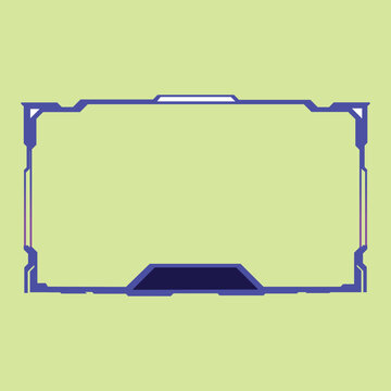 Facecam Overlay graphic resources Illustration
