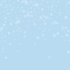 Fototapeta na wymiar Snowfall overlay christmas background. Subtle