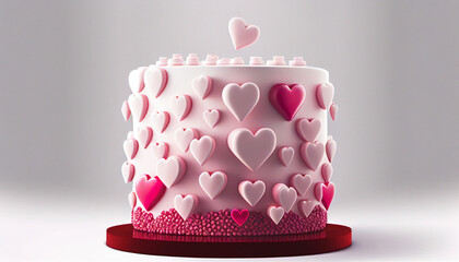 Valentines love cake 