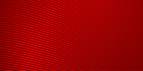 Abstract background of wavy lines in red colors