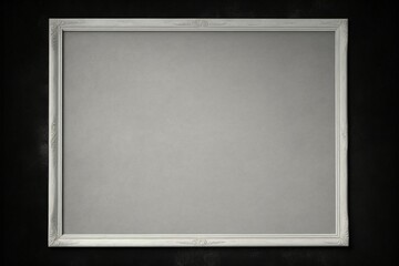 Vertical shot of Empty picture frame with copy space for quotes, products, photos Generative AI