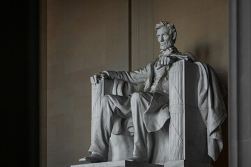 Abraham Lincoln Statue at the National Mall in Washington, D.C.