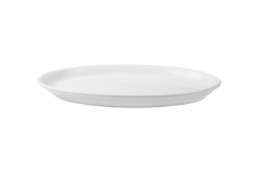 white plate isolated on  transparent png