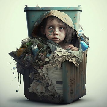 boy recicling 