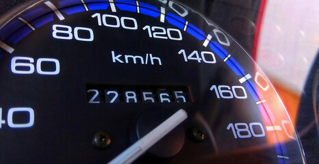 closeup of car dashboard, Spirometer and Dashboard Interface for Automotive Health Monitoring: Perfect for High-Tech and Medical Design Projects on Adobe Stock
