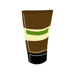 Vector Illustration hand drawing cosmetics for skincare