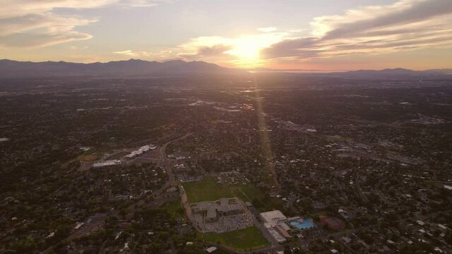atardecer en utah ee,uu.