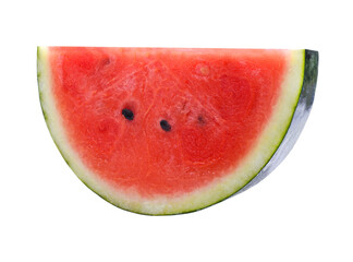 Sliced of watermelon isolated transparent png