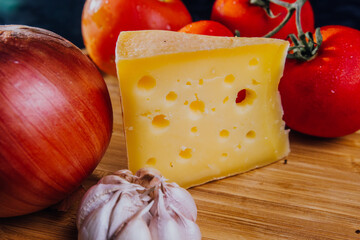 Cheese, Onions & tomatoes