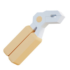 3d illustration tool wrench