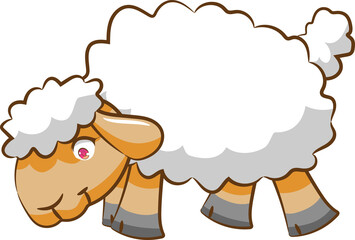 Sheep png graphic clipart design
