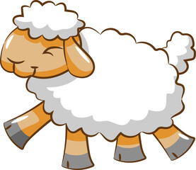 Sheep png graphic clipart design