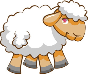 Sheep png graphic clipart design