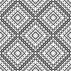 Vector geometric ornament in ethnic style. Seamless pattern with  abstract shapes, repeat tiles. Repeating pattern for decor, fabric,textile and fabric.
