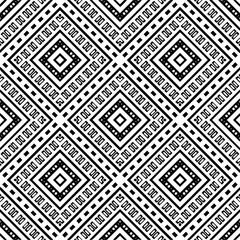 Vector geometric ornament in ethnic style. Seamless pattern with  abstract shapes, repeat tiles. Repeating pattern for decor, fabric,textile and fabric.