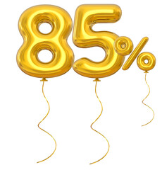 Discount 85 Percent Gold Balloons