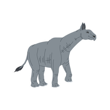 Indricotherium Paraceratherium hornless rhinoceros