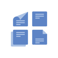 Simple file icon vector illustration