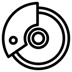 car brake pads icon or logo isolated sign symbol vector illustration - high quality black style vector icons