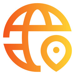 Location gradient icon
