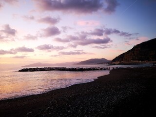 Obraz premium sunset on the beach