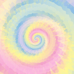 Tie Dye background vector design. Pastel color pattern design for wallpaper, fabric and packaging.