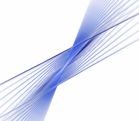 string mesh lines blue