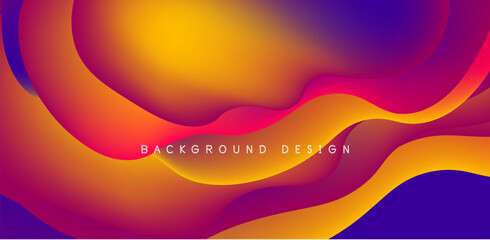 Fluid waves abstract background for covers, templates, flyers, placards, brochures, banners