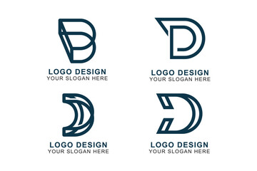 letter D logo concept ideas to upgrade any brand