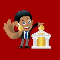 People Set - Business - Businessman. finance set.