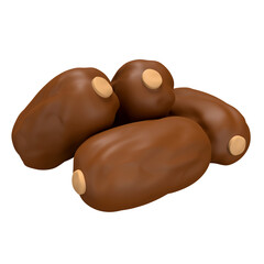 3D Render Dates or Iftar.