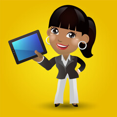 People Set - Business - African businesswoman set