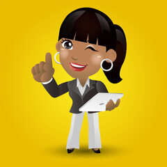 People Set - Business - African businesswoman set