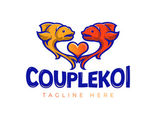 Breeding Koi Fish Logo Design