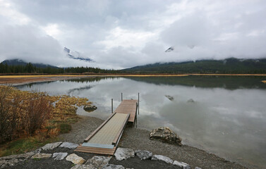 The pier on Vermilion Lake - Canada