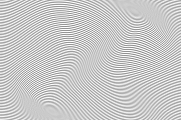 Abstract wavy line background vector design.