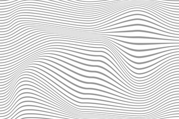 Abstract simple wavy line background.