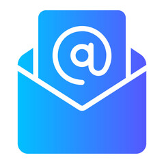 email gradient icon