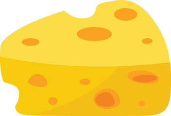 Cheese vector icon isolated on white background