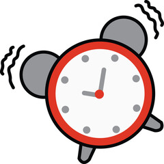 clock symbol vector design illustration