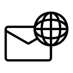 global communication line icon