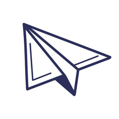 Paper Plane Doodle Icon