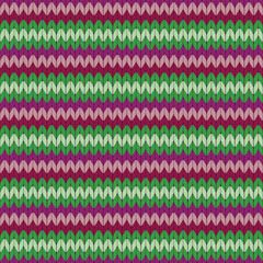 knitted texture of purple and green tone color, Abstract knitted pattern.
