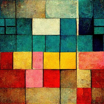 geometric pattern primary colours © Jolene
