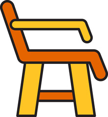 Chair Icon Illustration

