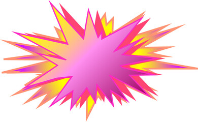 Star bubble speech pop art comic colorful decorative cartoon drawing frame background design illustration