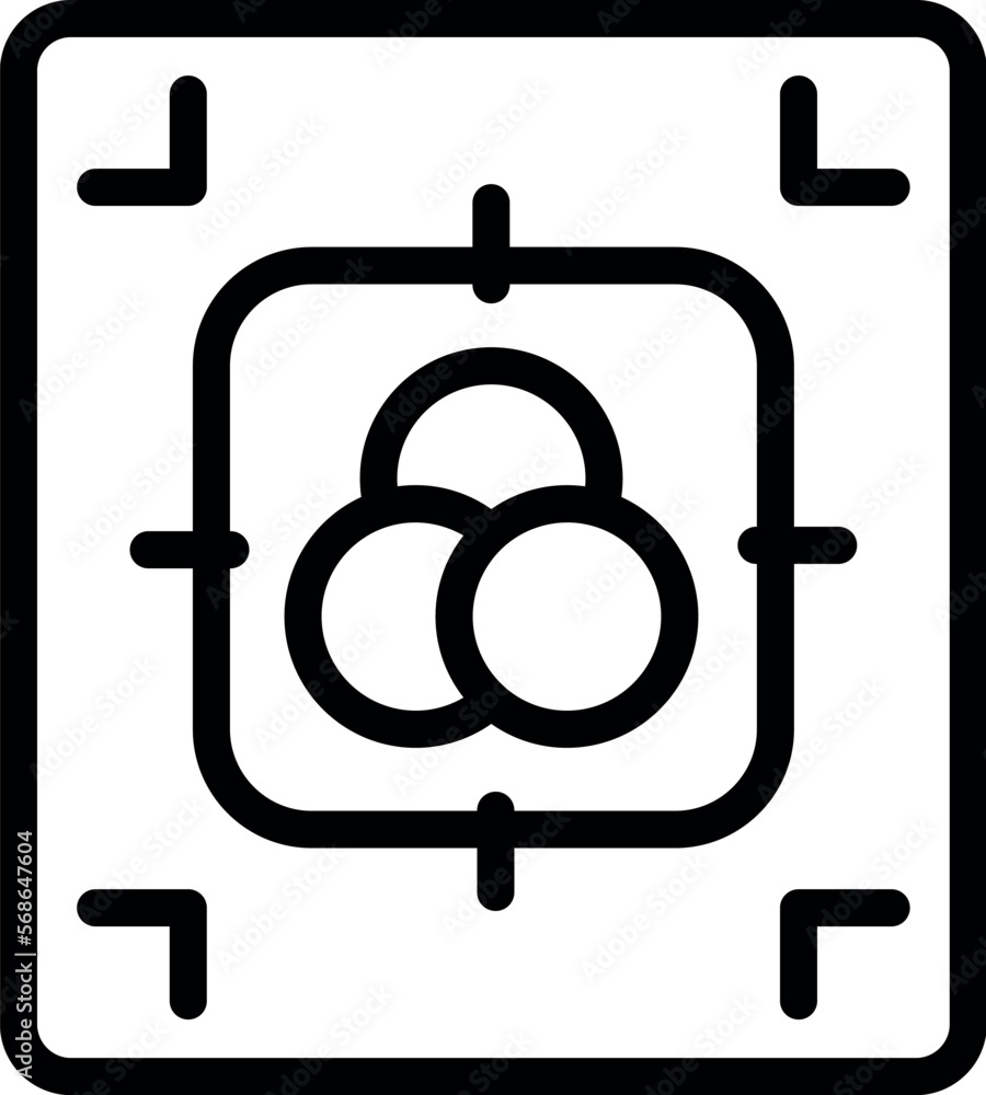 Poster plotter paper icon outline vector. printer device. print machine