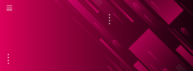 background banners. full color, gradations of pink and black geometric structure